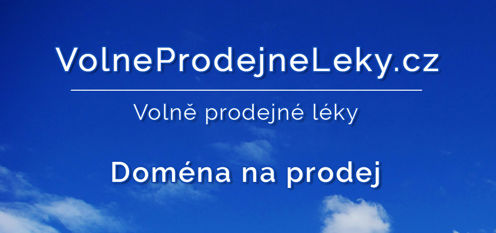 VolneProdejneLeky.cz - Volně prodejné léky - doména na prodej